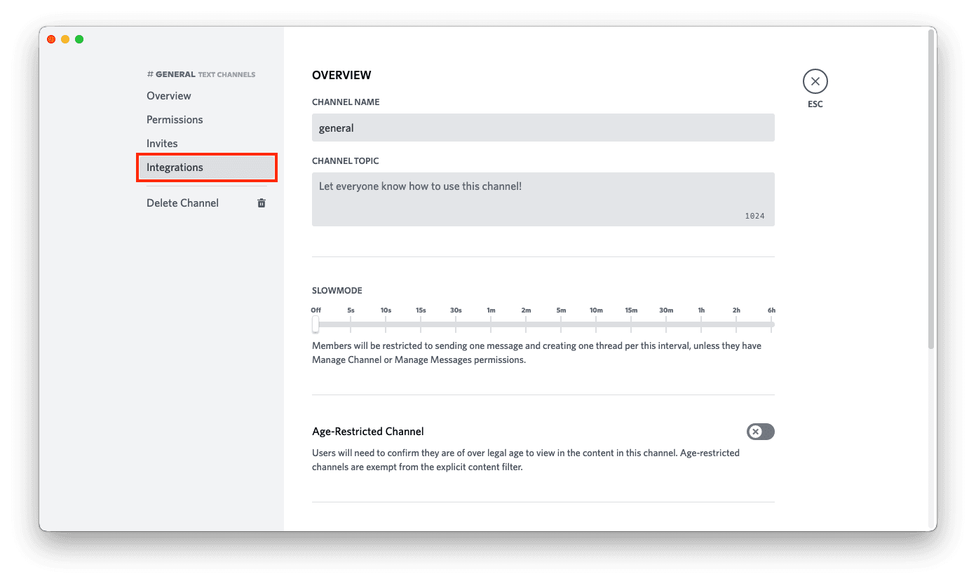 Screenshot 2: Click on Integrations